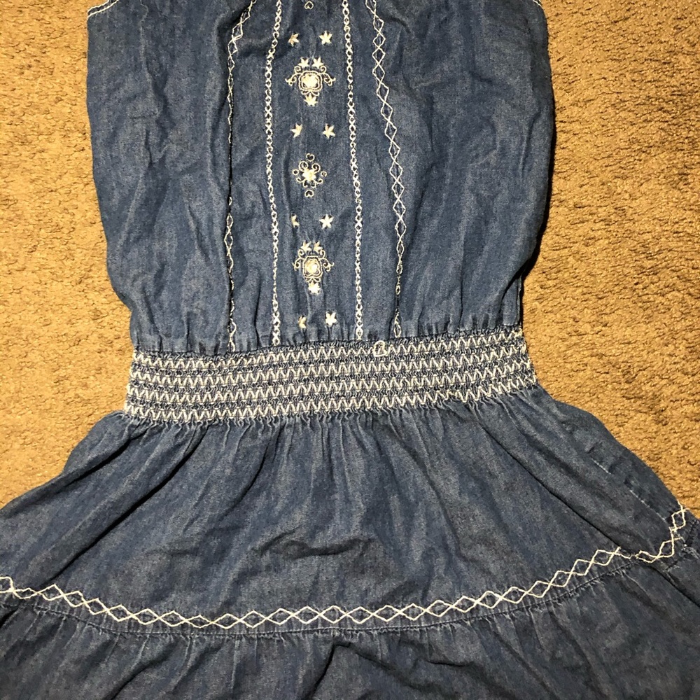 DENIM KIDS DRESS - Picture 4 of 8